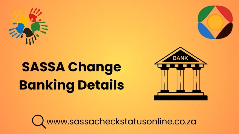 sassa change banking details